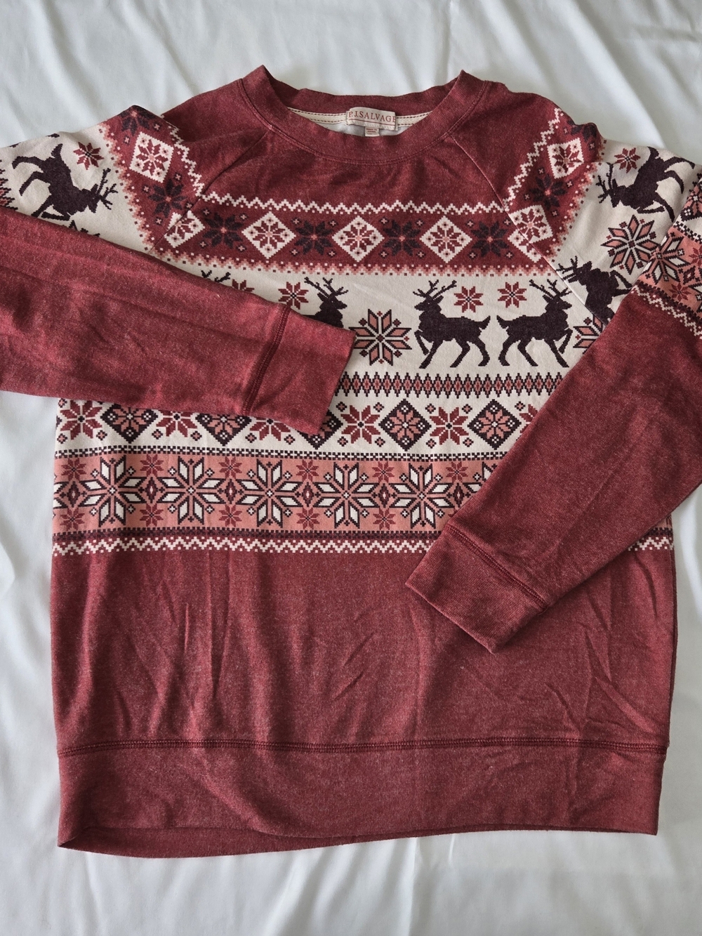 P.J. Salvage Christmas Pullover Pajama Ugly Sweater Ultra Soft SMALL